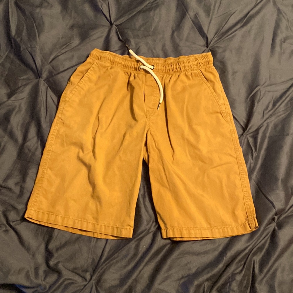 Cotton drawstring shorts